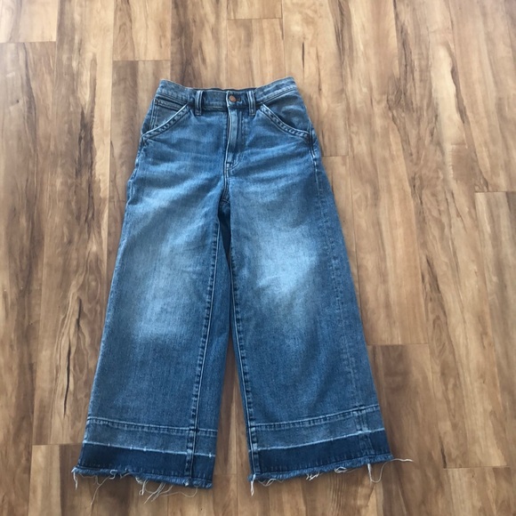 Madewell Denim - 💖HP💖 10/02 wide-leg cropped  jeans